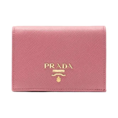PRADA Saffiano кожа кошелек женский розовый