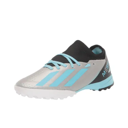 Adidas X Crazyfast.3 Амортизирующие футбольные бутсы устойчивые дышащие унисекс небесно-голубые