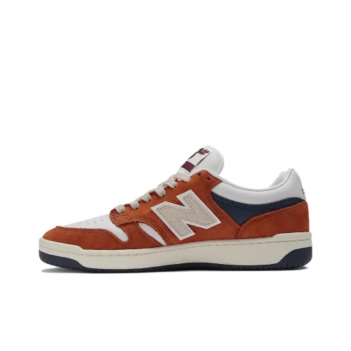 New Balance NB 480 Low Топ Скейтборд Кроссовки Унисекс Оранжевый Красный