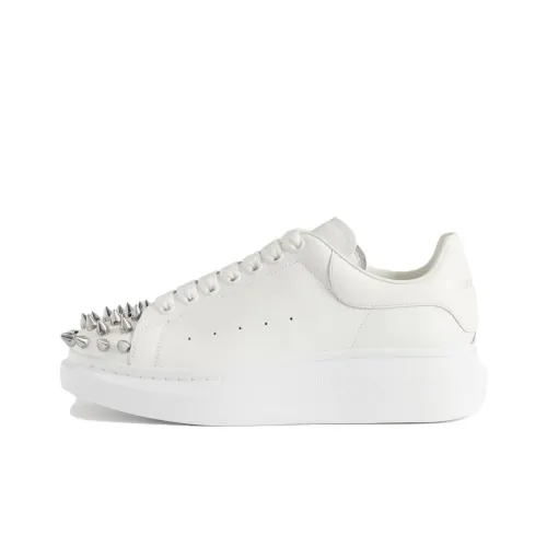 Alexander McQueen Oversized Sneaker Larry Low Топ Стильные Скейтбординги Мужской Белый
