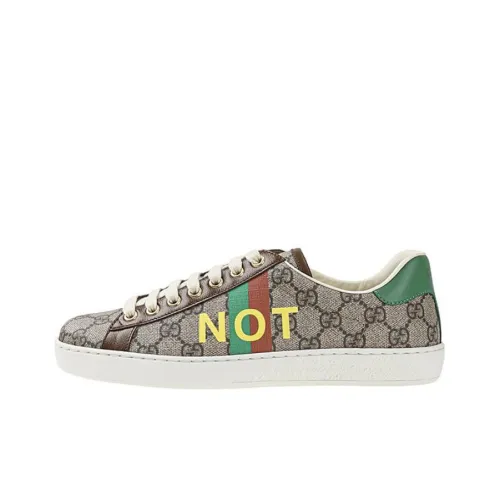 GUCCI Ace Fake not Стильные Скейтбординги Мужской Эбеновый