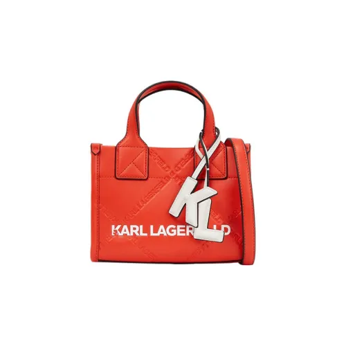 Сумка через плечо из полиуретана Karl Lagerfeld женская красная