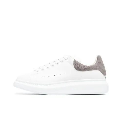 Alexander McQueen Oversized Sneaker Low Топ Стильные Скейтбординги Мужской Белый