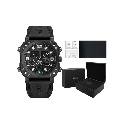 INFANTRY Электронный Механизм Нержавеющая Сталь Ремешок Часы Мужские Черный Циферблат GTZX001