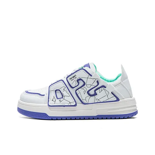 RENBEN Амортизация Износостойкие Низкие Кроссовки для Скейтбординга Женские Белые Фиолетовые