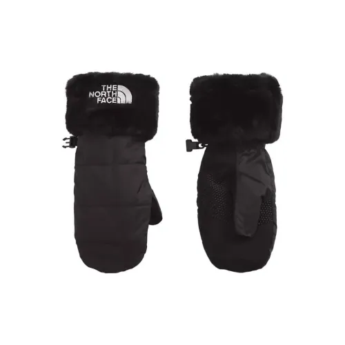 The North Face Вязаные перчатки для детей черные