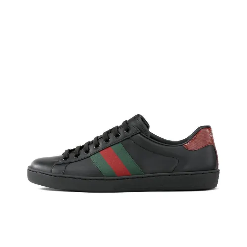 GUCCI Ace Стильные Скейтбординги Мужской Черный