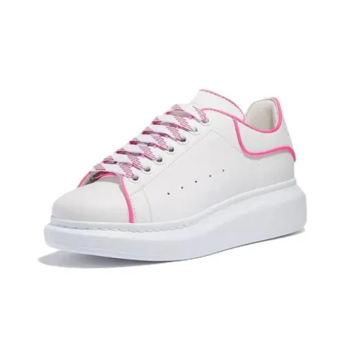 Alexander McQueen Oversized Sneaker Low Топ Стильные Скейтбординги Женские Облачный Белый