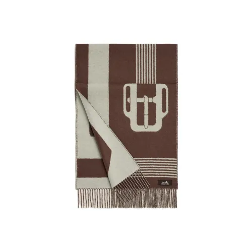 HERMES Casaque Вязаные шарфы Женские Многоцветный