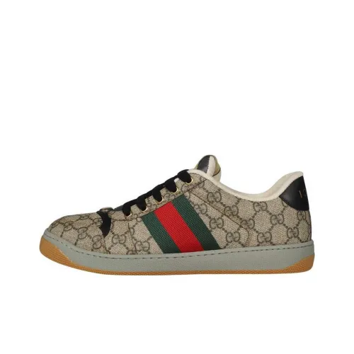 GUCCI Screener Потертый Обувь Стильный Скейтбординг Мужской Эбеновый