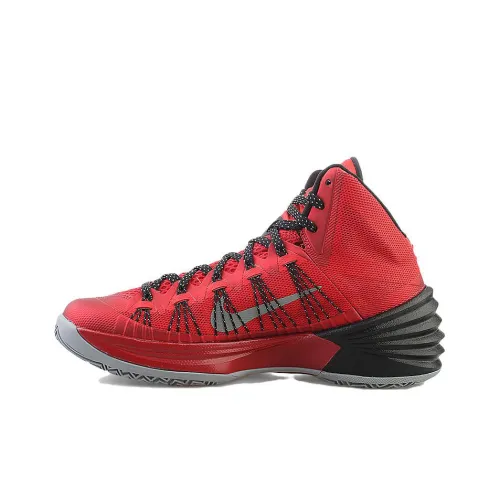 nike Hyperdunk 2013 Противоскользящий MID Баскетбольные кроссовки Мужской Красный