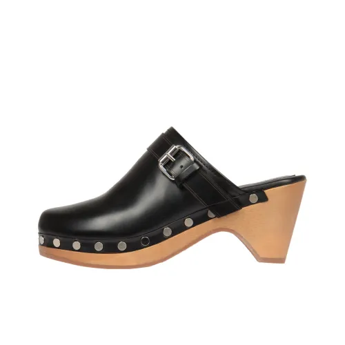 ISABEL MARANT Домашние тапочки, черные, женские