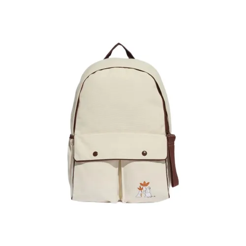 Adidas Originals Polyester Laptop Backpack Standard Unisex Beige
