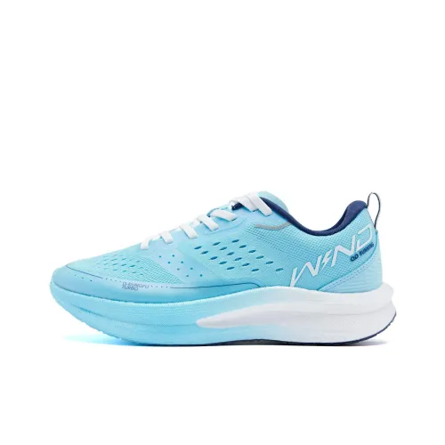 QIAODAN Strong Wind SE Сильный Ветер Амортизация Низкий Топ Беговые кроссовки Женские Синий