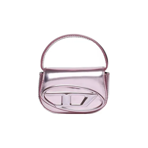 DIESEL Коровья кожа Портативная Сумка через плечо Сумка на плечо Женская Топ Розовый