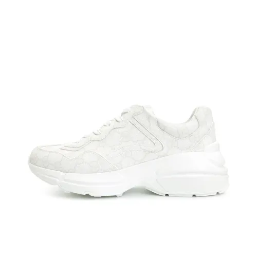 GUCCI Rhyton Low Топ Спортивная Повседневная Обувь Мужская Белая