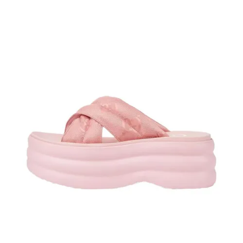 GUCCI GG Platform Стильные Сандалии Женские Розовые
