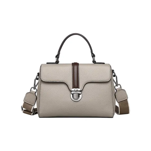 Espin Сумка через плечо из крупнозернистой текстуры коровьей кожи средний размер женская