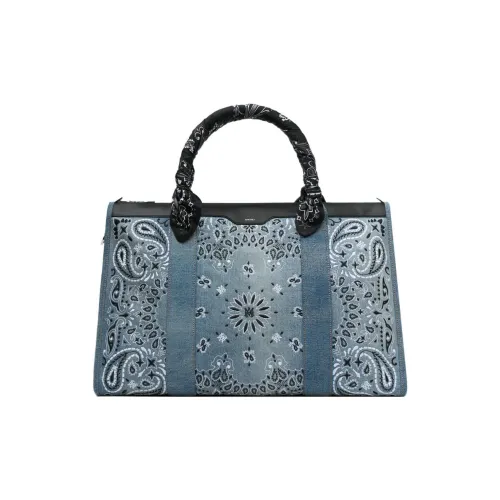 AMIRI Хлопок Деним С кожаными вставками Weekend Сумка Сумка Сумка через плечо Сумка через плечо Дорожная сумка Мужская