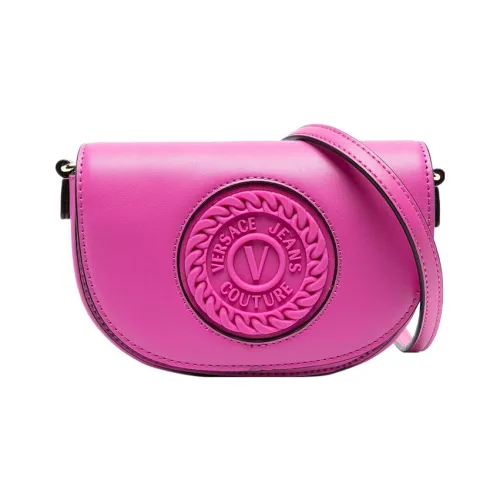 VERSACE JEANS COUTURE Полиуретан Полиэстер Кроссбоди Сумка Сумка через плечо Женская Орхидея Фиолетовая