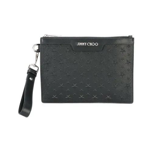 Jimmy Choo Телячья кожа Клатч Стандартный Мужской Черный