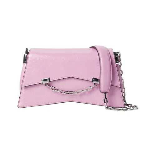 Karl Lagerfeld Полиуретан Сумка через плечо Женская Пудрово-туманный