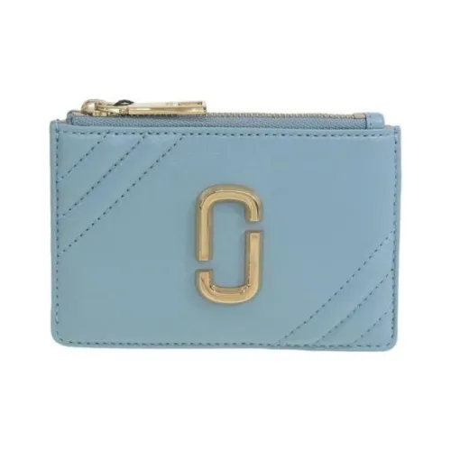 MARC JACOBS Кожа Монета Кошелек Кошелек Женские Каменный Синий