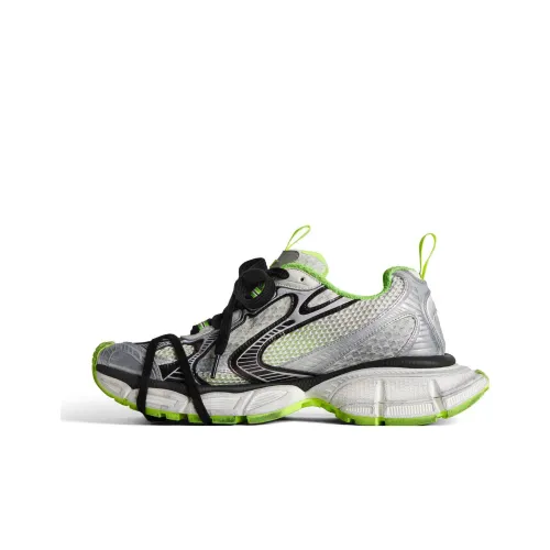 Balenciaga 3XL Низкий Топ Повседневная Обувь Мужская Серый Зеленый Потертый