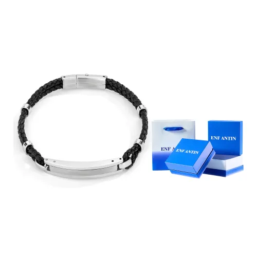 ENFANTIN Титановая сталь Кожа Браслеты Унисекс