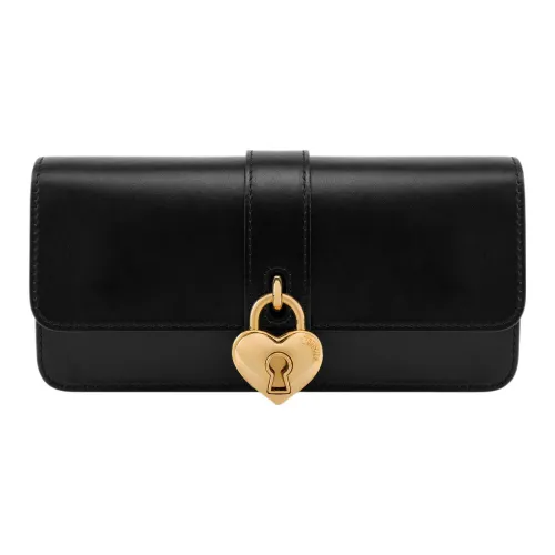 MOSCHINO Телячья кожа Клатч Женский Черный