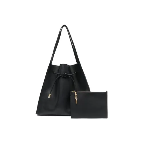 Lanvin Sequence Телячья кожа Сумка через плечо Женская Черная