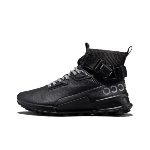 Ecco Беговые кроссовки High Top Черные Женские