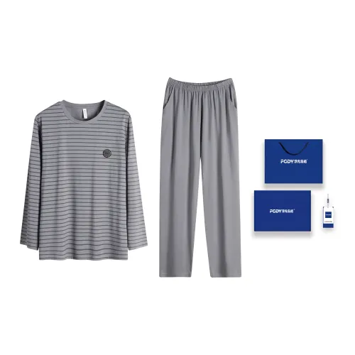 Floating light islands Серый Мужской Подарочный Набор Пижам