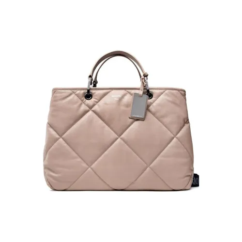 EMPORIO ARMANI Искусственная кожа Комбинированная сумка Сумка Большая Женская Молочно-чайная