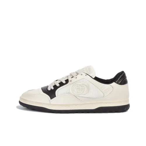 GUCCI MAC80 Стильные Скейтбординги Женские Белые Черные Потертые