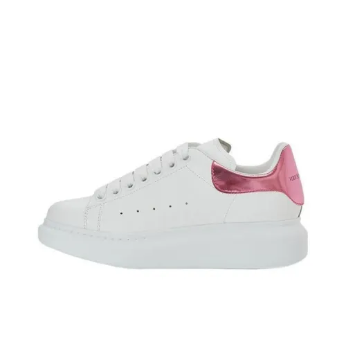 Alexander McQueen Oversized Sneaker Low Топ Спортивная повседневная обувь Женская Розовый Красный