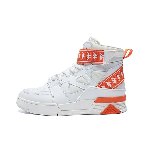 Кроссовки для скейтбординга KAPPA High Top Корейский белый Зимний белый Малиновый Апельсин Унисекс