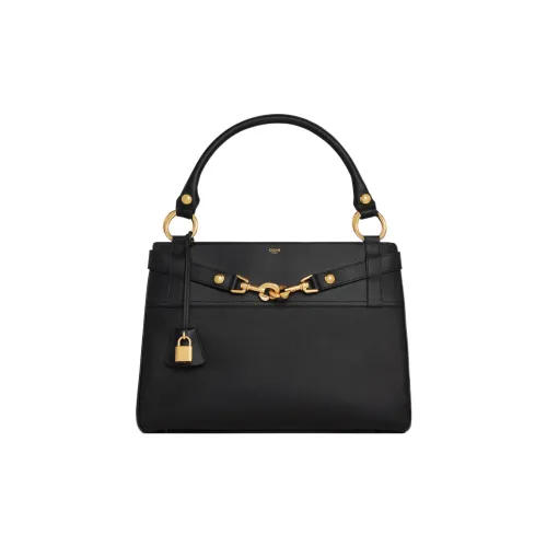 CELINE Soft Корова Кожа Bag Medium Women's Black