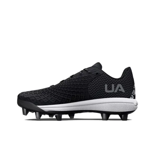 Under Armour Glyde 2 MT TPU Амортизаторы Slip-resistant Abrasion-resistant Низкий топ Кроссовки для тренировок Женские Черный