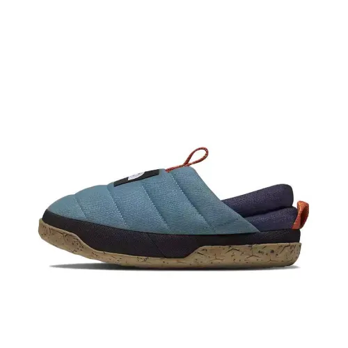 THE NORTH FACE Nuptse Шокабойеры Низкий Топ Кэжуал Женские Синий Черный