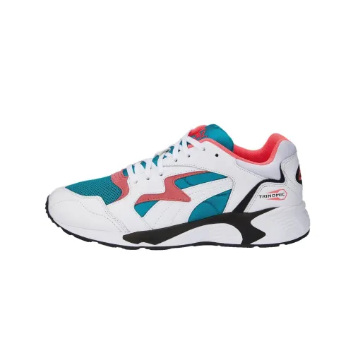 PUMA Prevail Slip-resistant Abrasion-resistant Low-top Беговые кроссовки Мужские Белый Синий Розовый