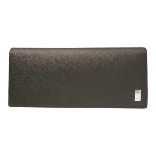 Dunhill PVC кошелек мужской темно-коричневый