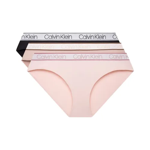 Calvin Klein IL3 Космический Черный/Светлый Персиковый/Лотос Женские Трусики-Бикини