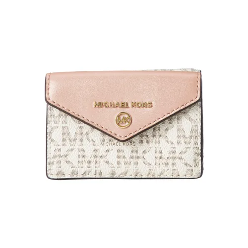 MICHAEL KORS Кожаный кошелек с отделкой стандартный женский розовый