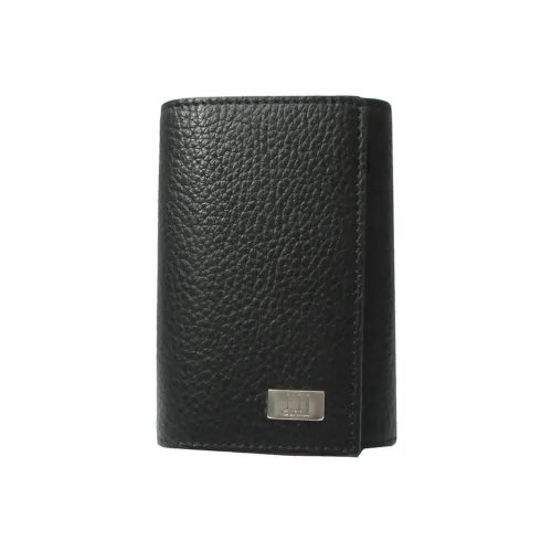 Dunhill Кожа Key Pouch Мужской Черный