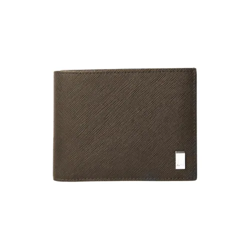 Dunhill PVC кошелек мужской темно-коричневый