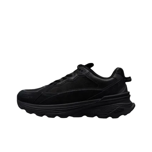 Moncler Lite Runner Low Топ Повседневная обувь Мужская Черная