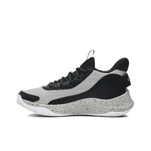 Under Armour Curry 3Z7 Устойчивый к истиранию MID Баскетбольные кроссовки Мужской Серый Черный