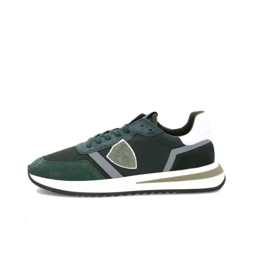 PHILIPPE MODEL Tropez Low Топ Повседневная обувь Мужская Зеленая