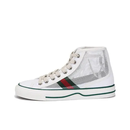 GUCCI Tennis 1977 Стильные Скейтбординги Женские Белые Красные Зеленые